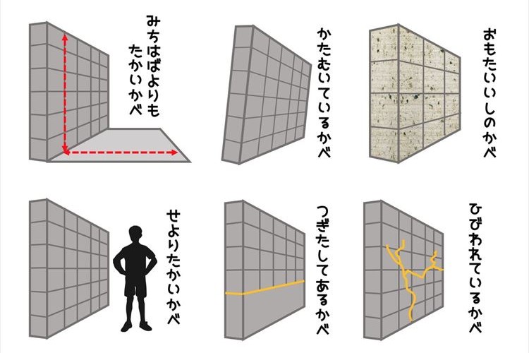 近づかないほうがいい壁（塀）