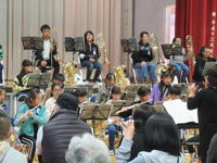 吹奏楽部の演奏