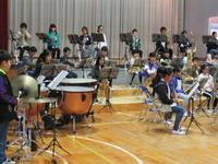 吹奏楽部の演奏