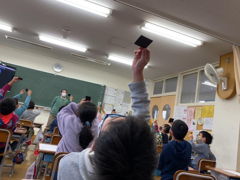 いのちのはじまりの大きさを確認中