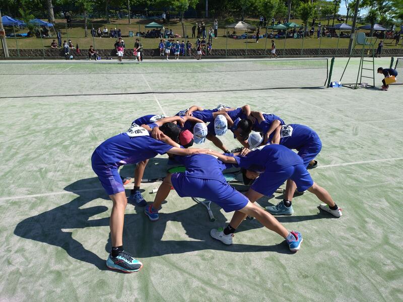 決勝戦前の円陣